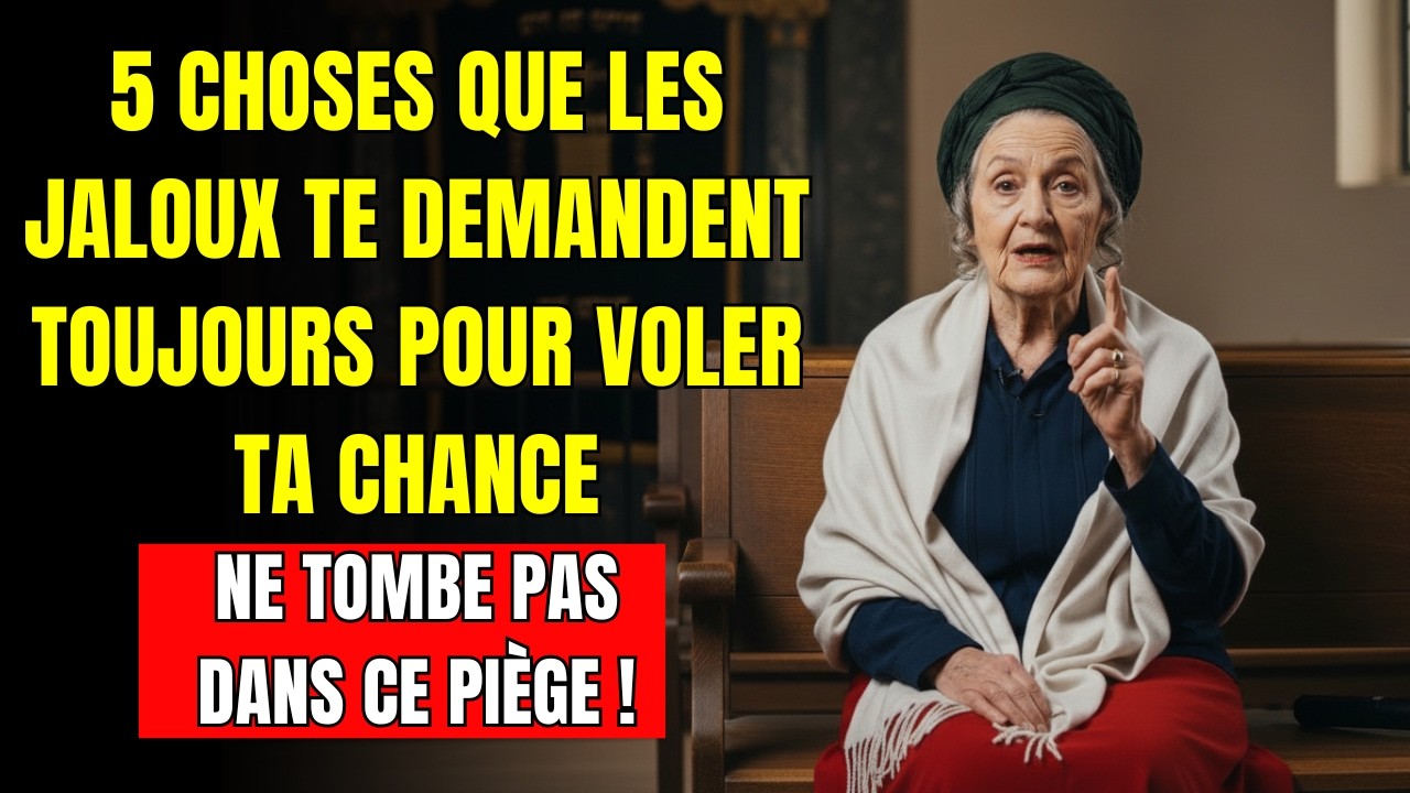 N'Y CROIS PAS ! 5 CHOSES que les Envieux TE DEMANDENT Pour Voler Ta Chance | Kabbale Juive
