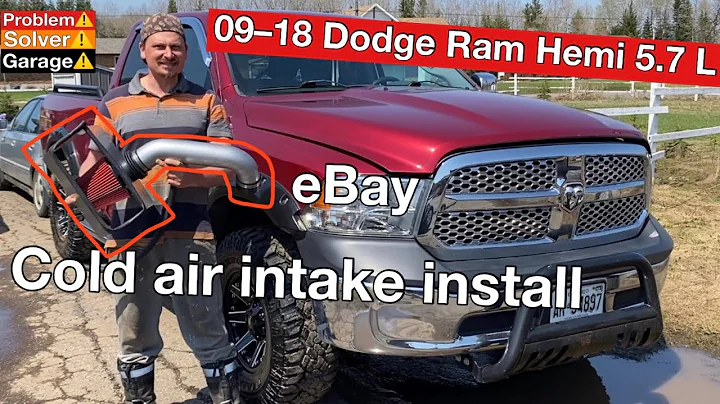 Dodge Ram Hemi 5.7 L cold air intake installation ( step-by-step )