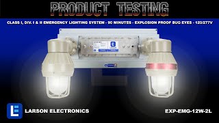 Class I, Div. I &amp; II Emergency Lighting System - 90 Minutes - Explosion Proof Bug Eyes - 120/277V