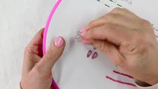 Learn the Lazy Daisy stitch - perfect for beginners