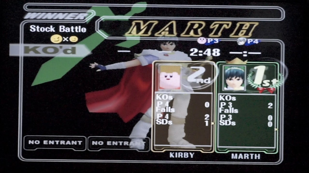 gaming logo Super Smash Brothers Melee Gameplay