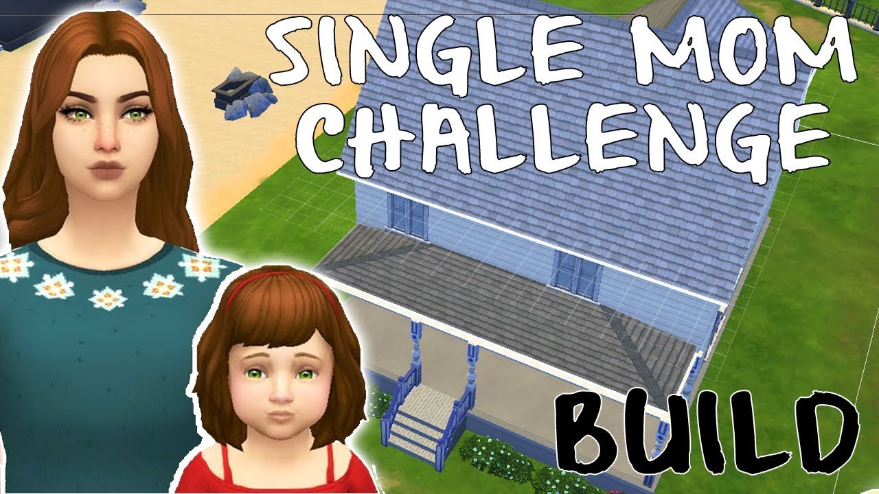 Single Mom Challenge Build W/ PrismaticSimmer - Sims 4 Speedbuild