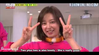 Running Man Episode 297 - Kim Ji-won gwiyomi cute challenge