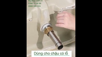 Xi phông chậu Lavabo, ống thoát chậu