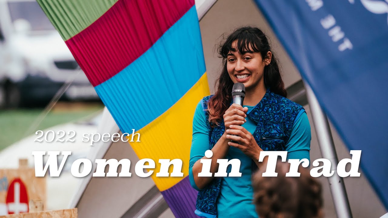 Anna Hazelnutt's speech for Women's Trad Festival 2022 🧗🏽‍♀️ 30k sub special (thank you!!)