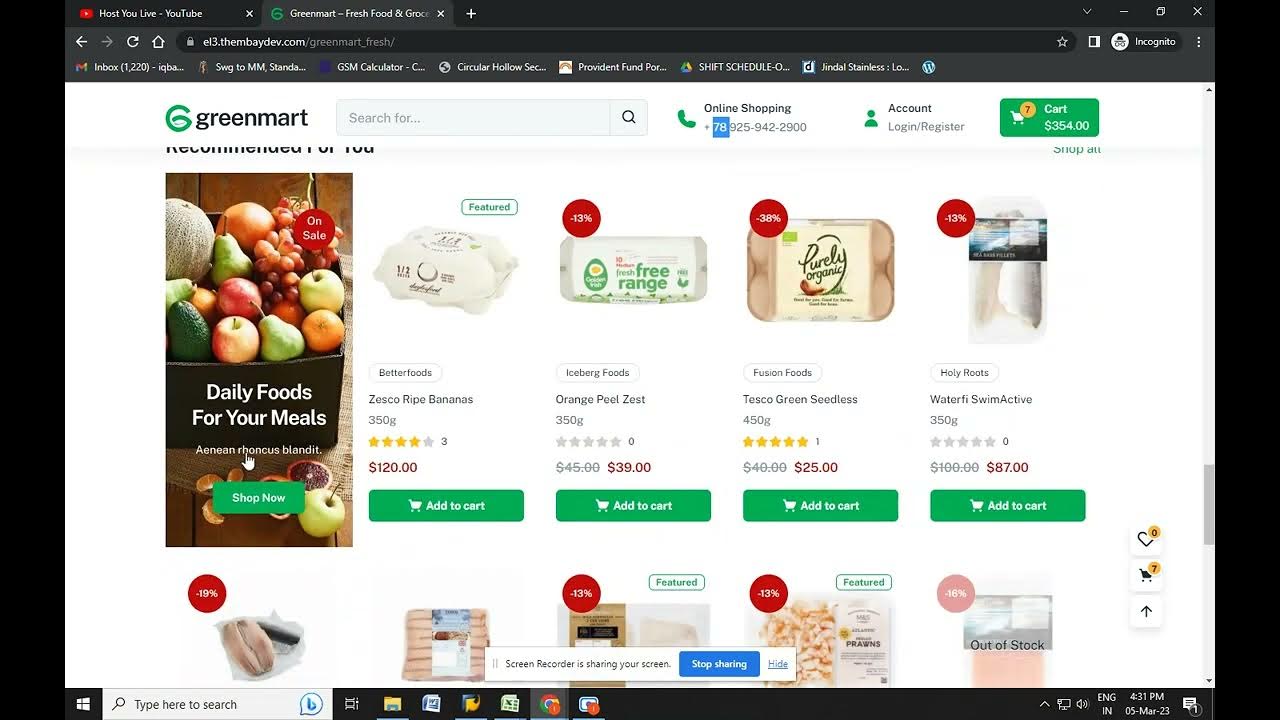 Launch Grocery site Like Bigbasket Free and Free Source Code