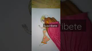 dibujo de muñeca Bratz suscribete