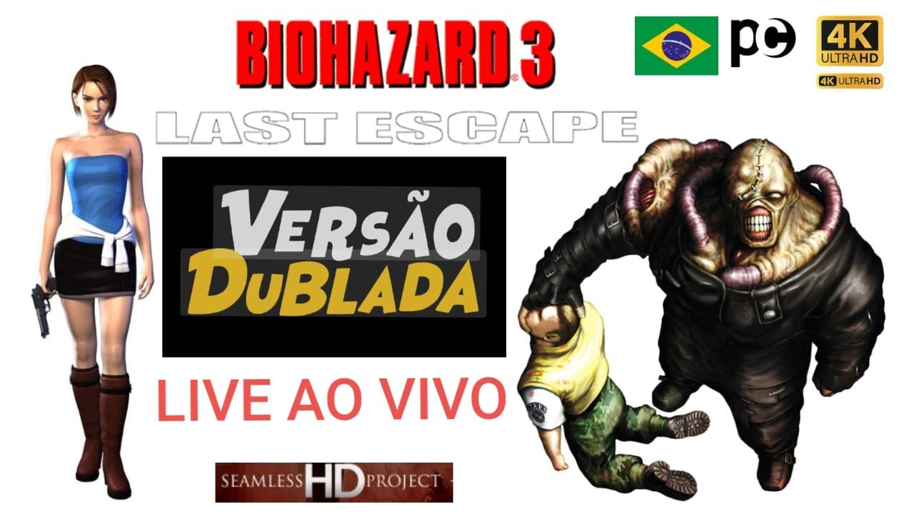 live on do mestre resident evil 3 nemesis só na  shotgun normal ammo sem tambor  alli mesias 4K60fps