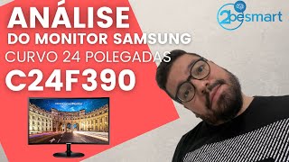 ANÁLISE OU REVIEW MONITOR CURVO SAMSUNG 24 POLEGADAS C24F390 FREESYNC, APÓS 1 ANO E MEIO DE USO.