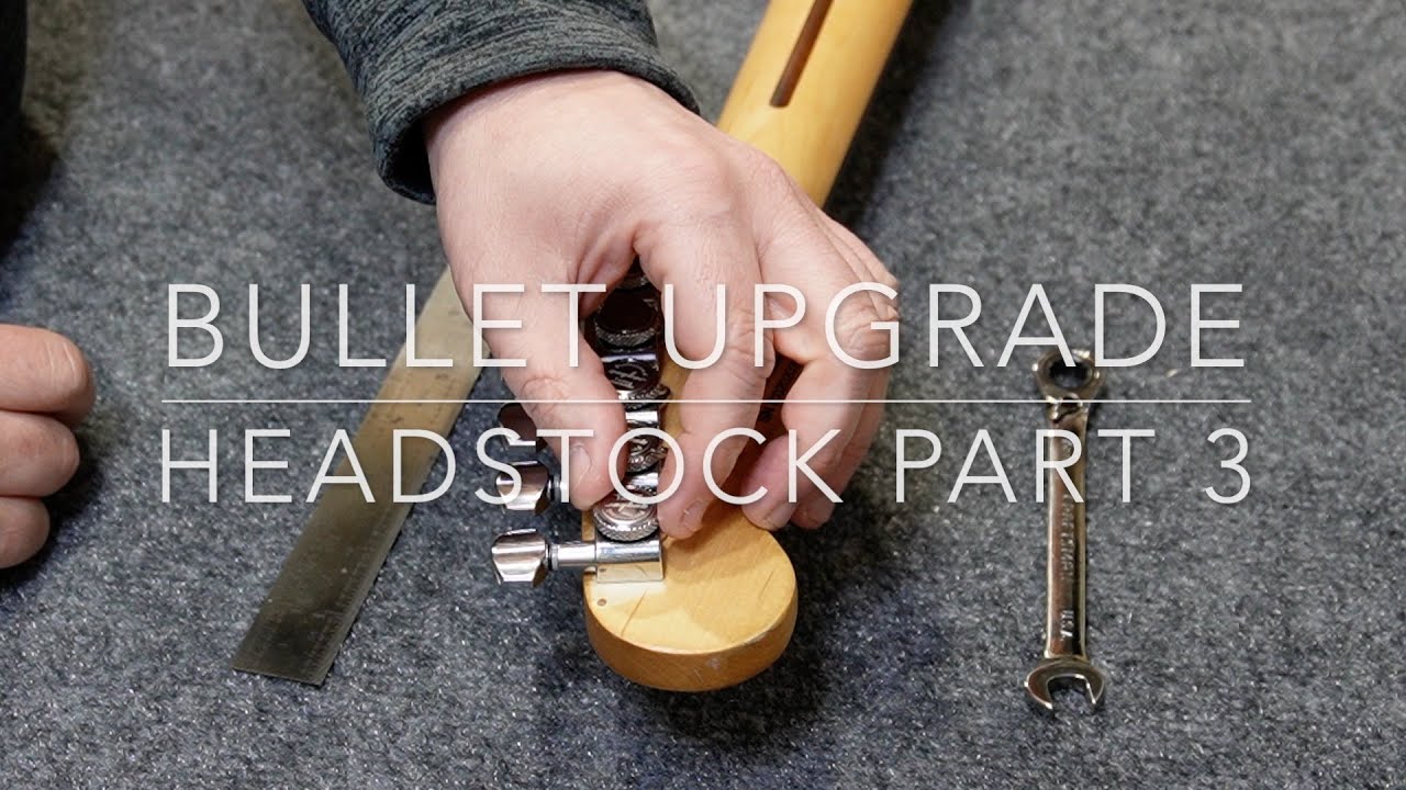 2002 Squier Affinity Bullet Upgrades Part 3 Locking Tuners, Roller