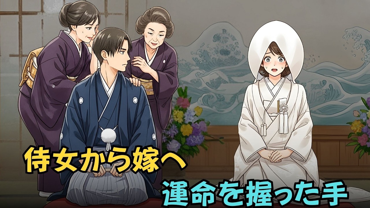身代わり花嫁にされた下女――だが彼女が一族の運命を握る女になるとは【日本昔話】