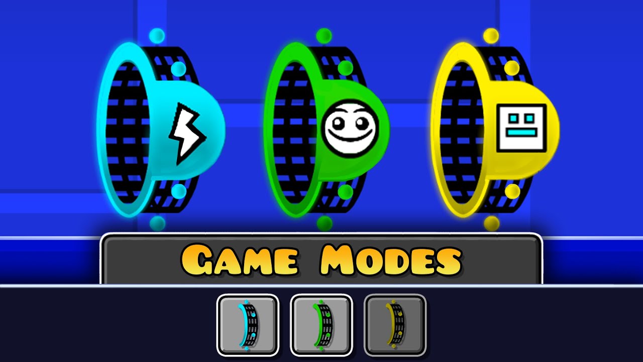 Si hubiera nuevos modos de juego en Geometry Dash