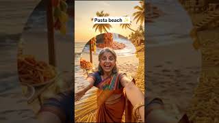 Desi Fantasy Food World Vlog | Pasta Goa Beach Adventure 🍝🏖️ | Ultra Reali #DesiStory #AIvlog #Fa
