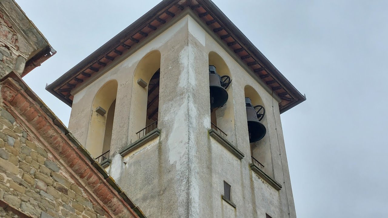 Le campane di Sant'Ansano di Vinci(FI) Pieve di San Giovanni Battista,Plenum + distese festive