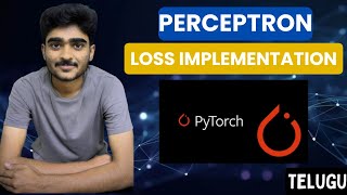 Tutorial-7:Perceptron loss Code Implementation Made Easy! in telugu