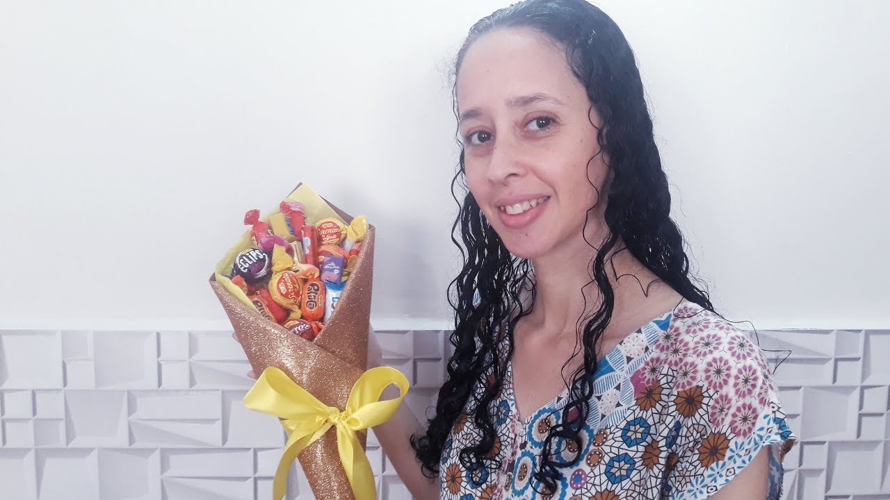 Buquê de Bombom - Buquê de Chocolate - 💐 Como Fazer Buquê de Bombom - #fazerarte