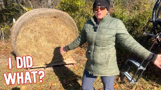 You'll NEVER Guess What I Just Did with This Hay Bale!!