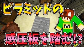 【ぽこくら#189】ぽこにゃん氏、ピラミッドで感圧板を踏む。【マインクラフト】ゆっくり実況プレイ