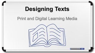 EDCI 335: Learning Design - Designing Texts (18/23)