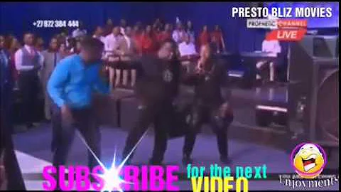 Mr Ibu and Kings Malembe Perform at Prophet Shepherd Bushiri Major 1 Church