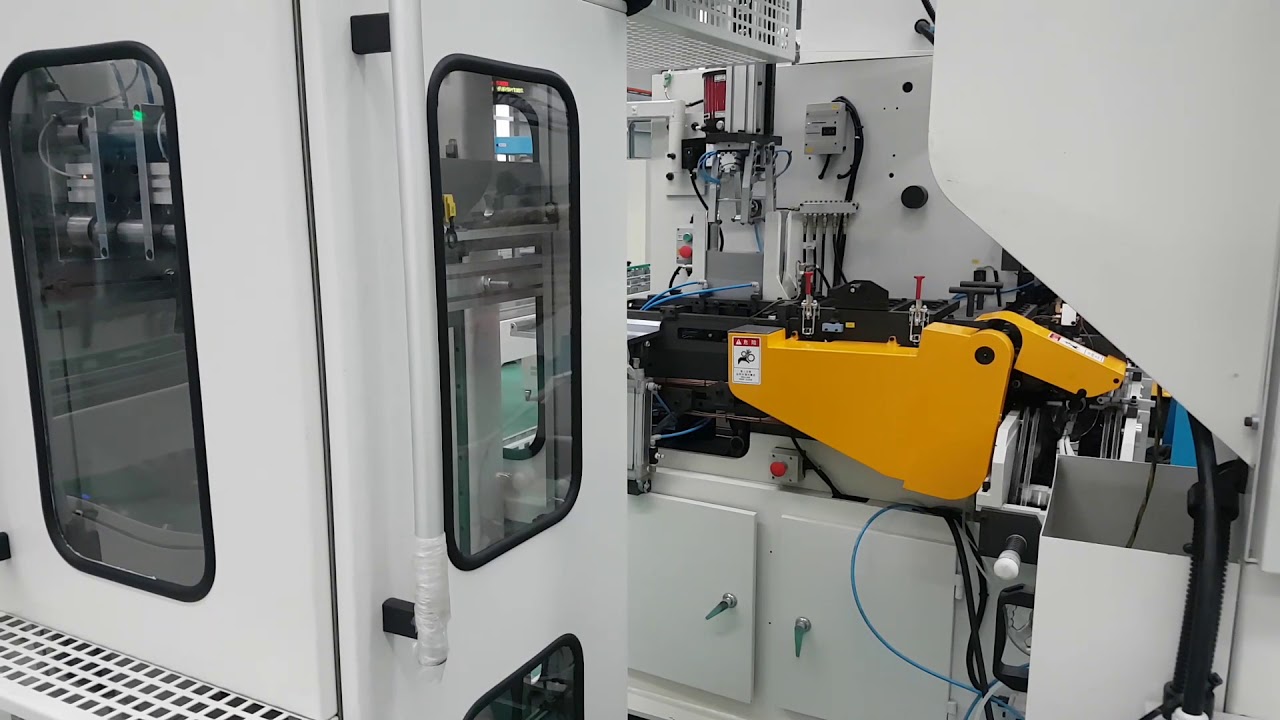 FOR CROWN GROUP DUPLEX GANG SLITTER AND ROBOT FEED SYSTEM