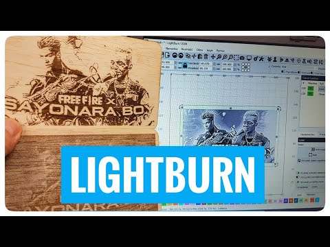 How to use LightBurn - step by step, examples of creating projects and settings.