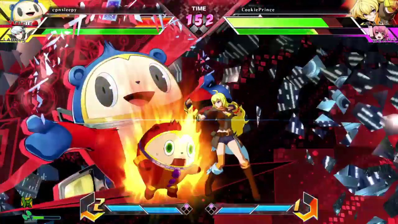 BLAZBLUE CROSS TAG BATTLE_Teddie/Labrys vs Heart/Yang YouTube