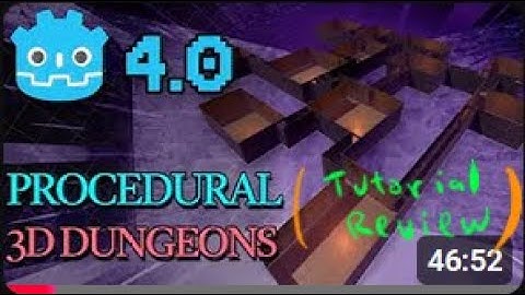 Procedural Dungeons in Godot 4 | Tutorial Review