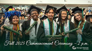 Fall 2025 Commencement – 2 p.m.