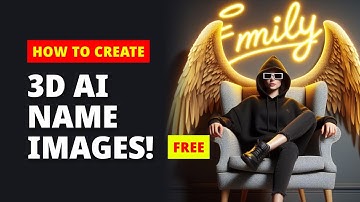 How to create 3D AI Name Images with Bing 🔥 AI Viral Editing |  Tutorial #bingimagecreator