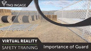 Virtual Reality Training for Operating Power Tools in Substation - Importance of Guard