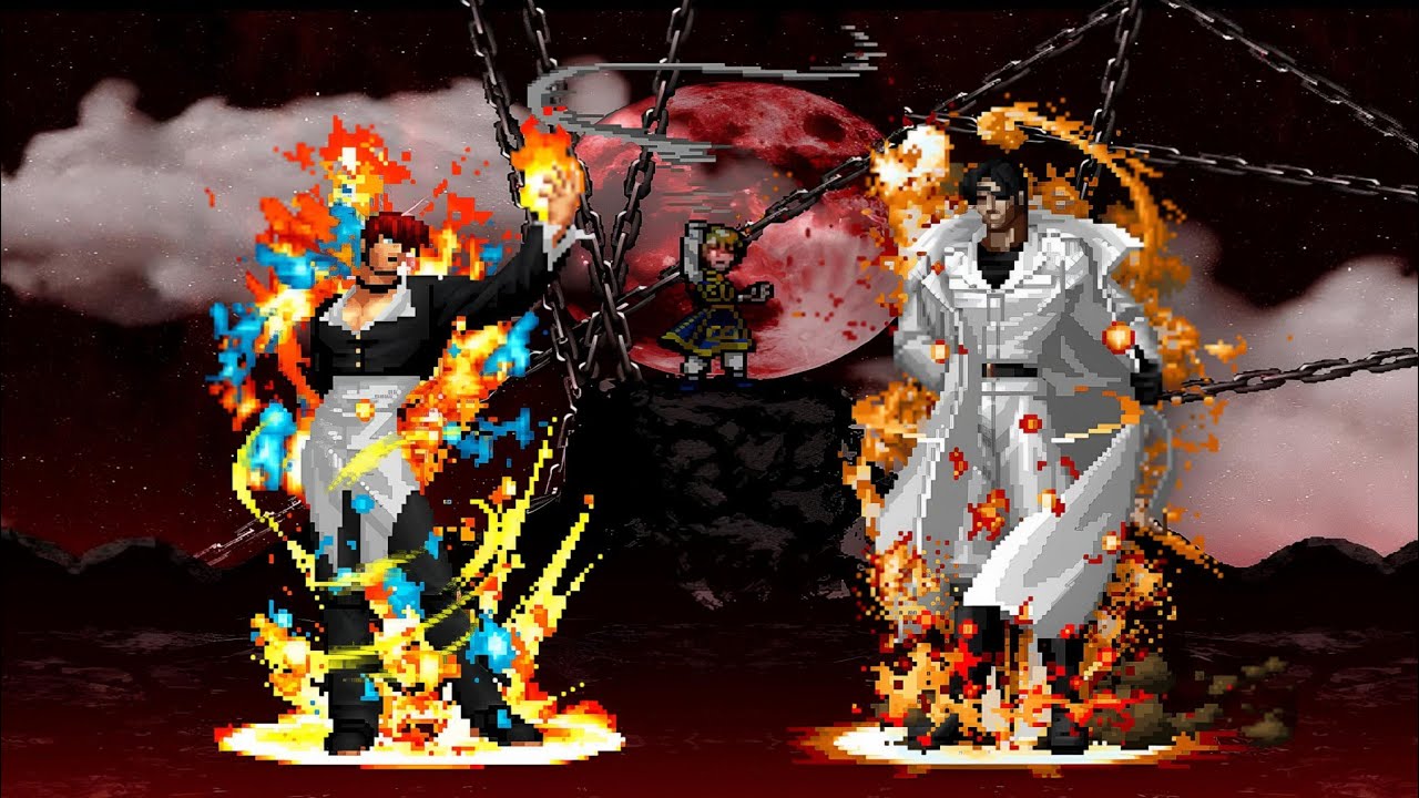[KOF Mugen] Glaunes Iori vs. Avenger Heidern