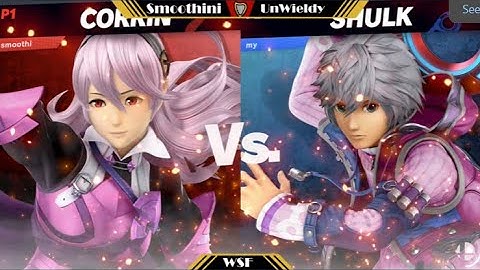 Smoothini (Corrin, Greninja) Vs UnWieldy (Shulk, Pyra/Mythra) Winners Semi-Finals, FSC Smash #14