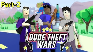 Dude Theft Wars - Gameplay Walkthrough Part 2 - Tutorial: Single Player (iOS, Android) RJ GAMERZ 🔥🔥🔥