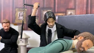 stop motion john wick chapter 4 fight scene