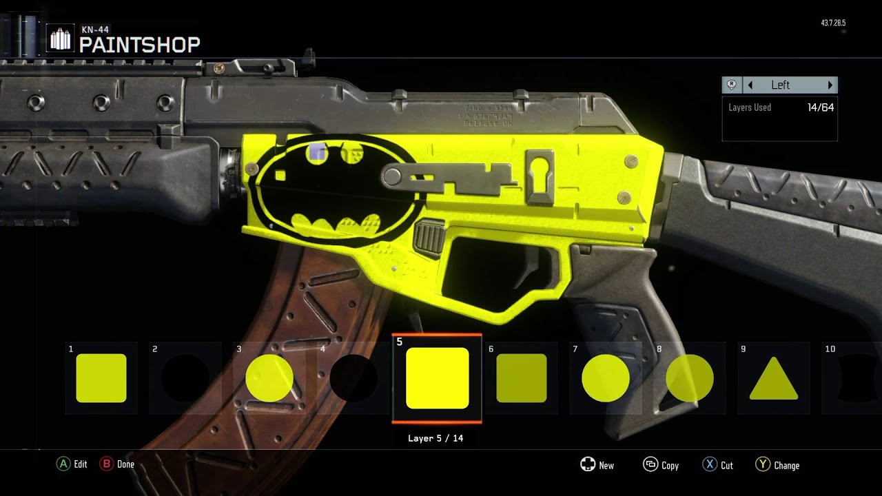 My COD Bo3 Batman Paint Job For The KN 44 YouTube