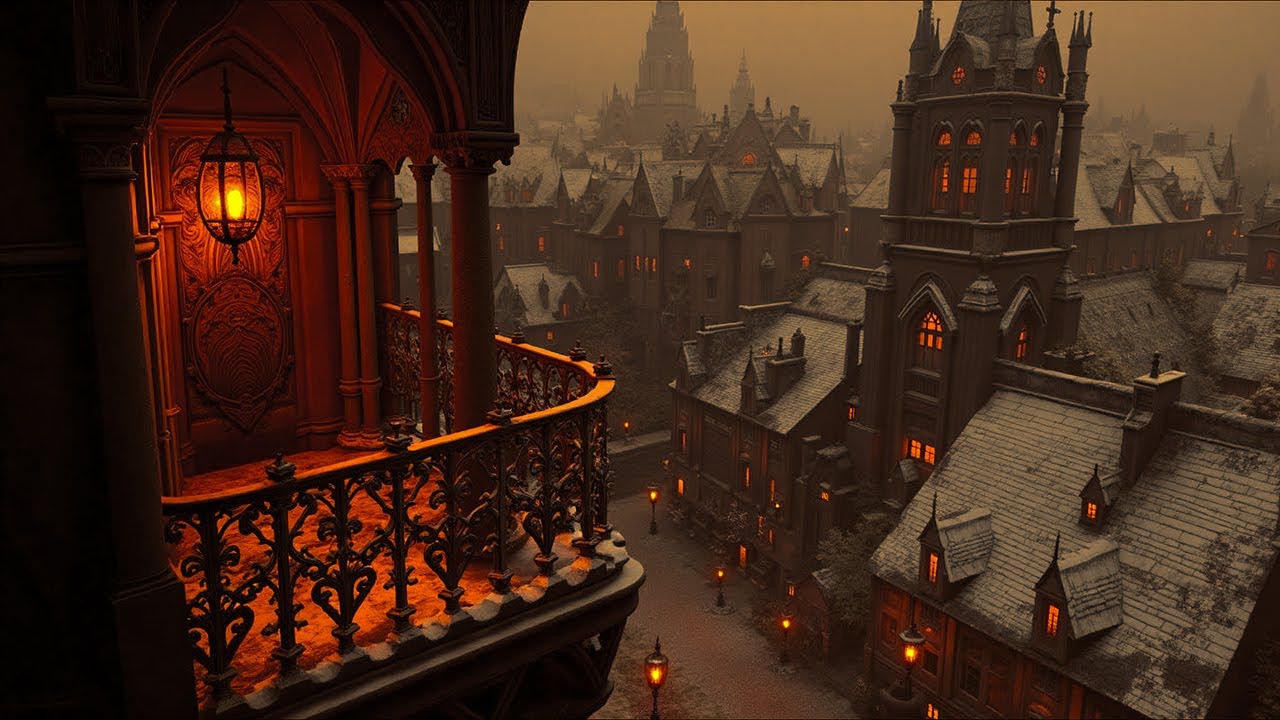 Gothic Winter Evenings | Dark Academia Tunes for Walking Through Snowy Streets | Melancholic Cello