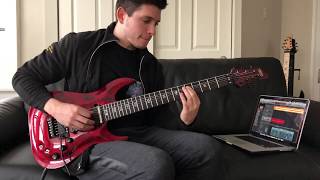 enter sandman by metallica guitar cover