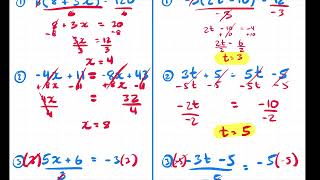 Math 7 Lesson 4.1.3 - Multi-Step Algebra and Word Problems