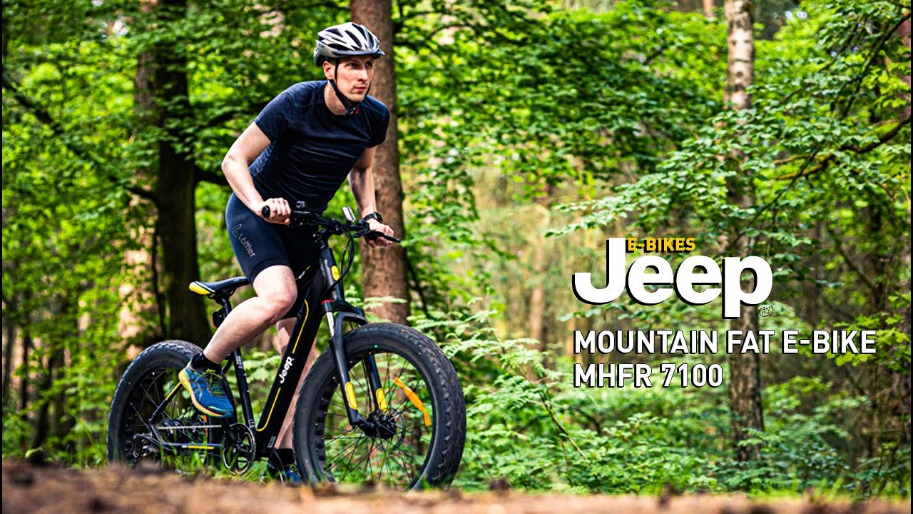 Jeep Mountain E-bike Mhfr 7100 Test Jeep Mountain FAT E-Bike MHFR 7100 - YouTube