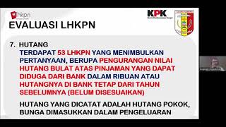 Penyelesaian TRIK Pengisian LHKPN Periodik diawali dengan Pelaporan Khusus