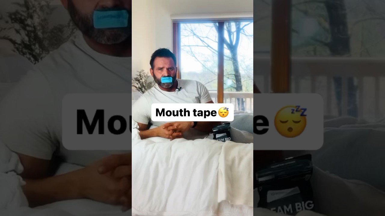 Snoring and mouth tape😴