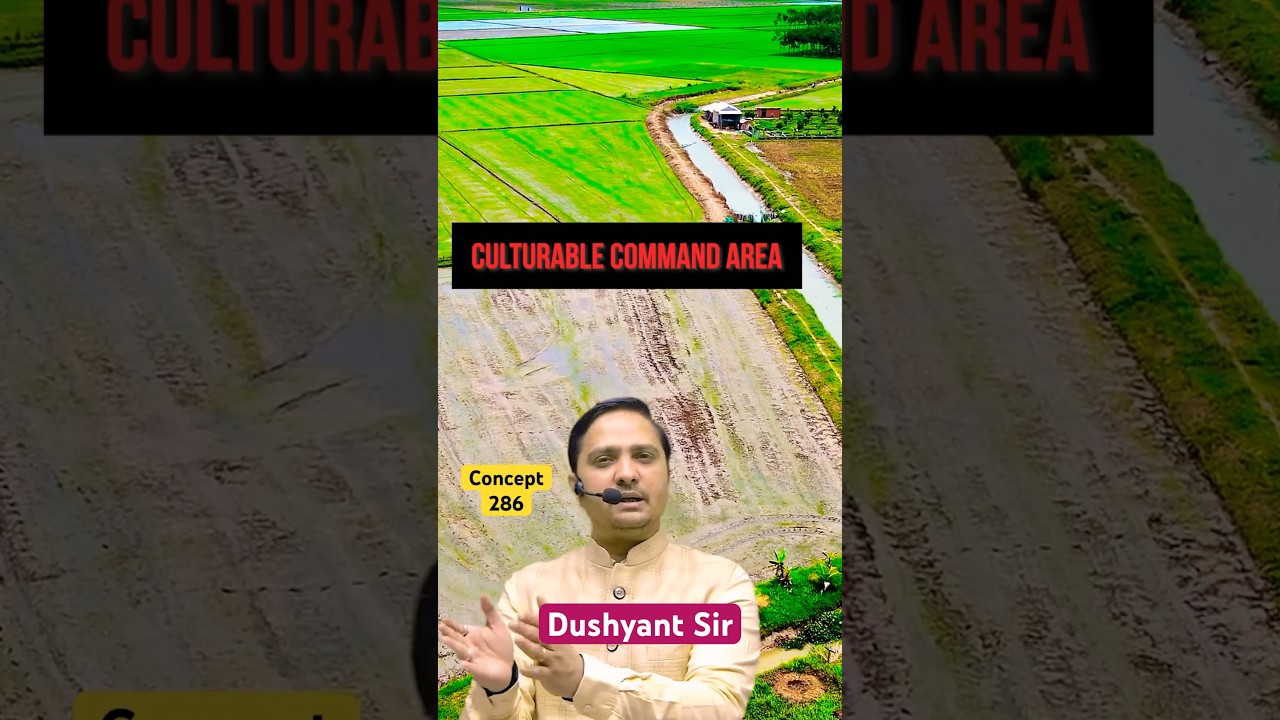 Concept-286 | Difference between GCA & CCA | Irrigation Engineering By Dushyant Sir 