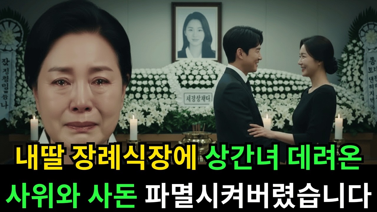 내 딸 장례식장에 상간녀 데려온 사위와 사돈, 되갚아주고 파멸시켜버렸습니다....