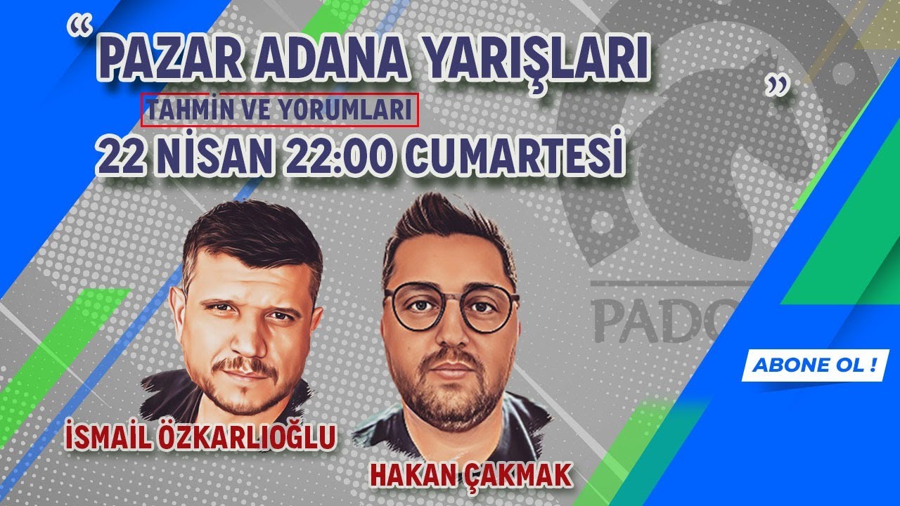 2 Nisan 2022 Adana at yarışları tahmini