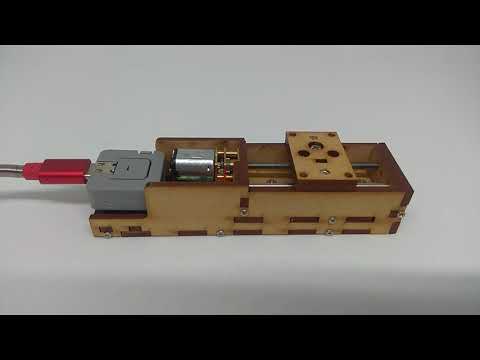 M5Stack ATOM用1軸直動機構 往復運動