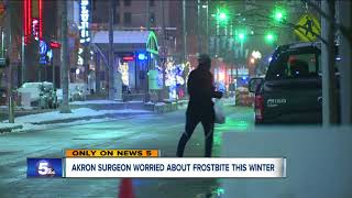 Frostbite patients spike at Akron Children's Hospital, surgeon warns people to take precautions