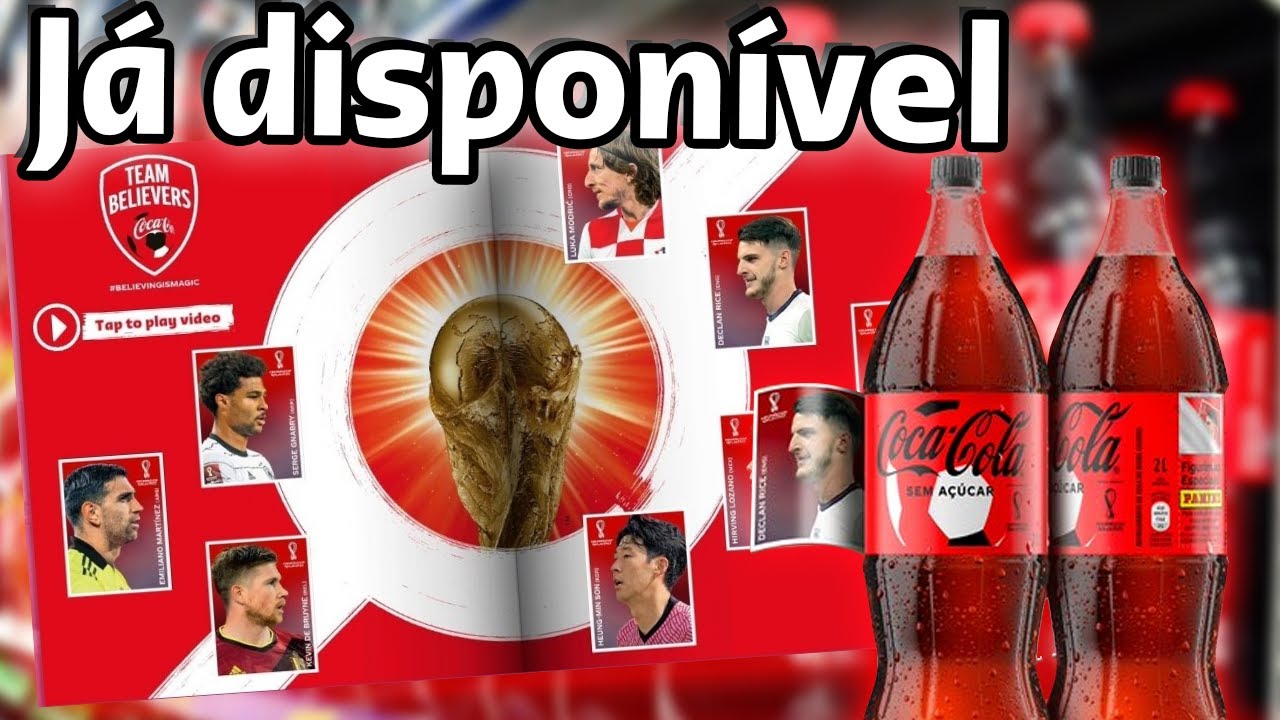 FIGURINHAS DA COCA COLA CHEGARAM - LBUM DA COPA DO MUNDO QATAR 2022 ...