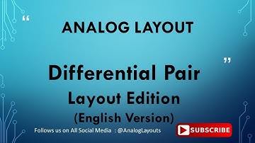Differential Pair  Layout - English Version