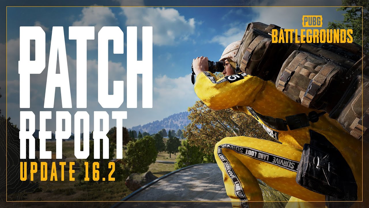 Patch Report #16.2 – New Tactical Gears, The Improved Training Mode and Survivor Pass | PUBG